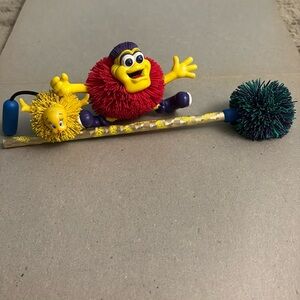 1995 Koosh Lings Bendable Buddies and Pencil Toppers